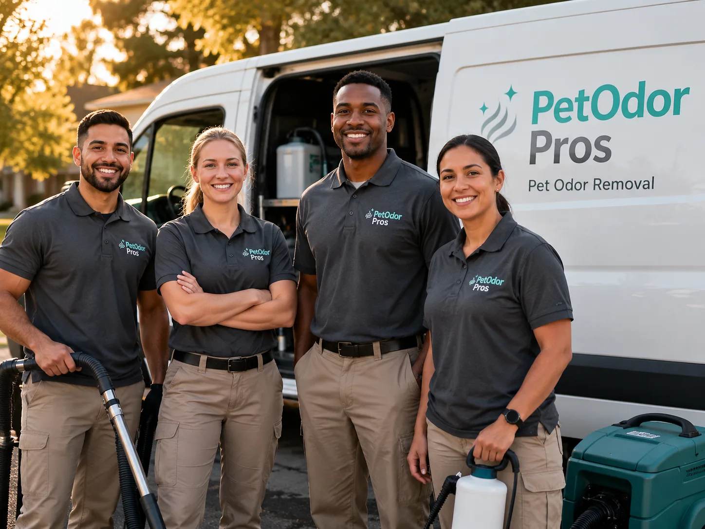 Pet Odor Removal team serving Clune, PA